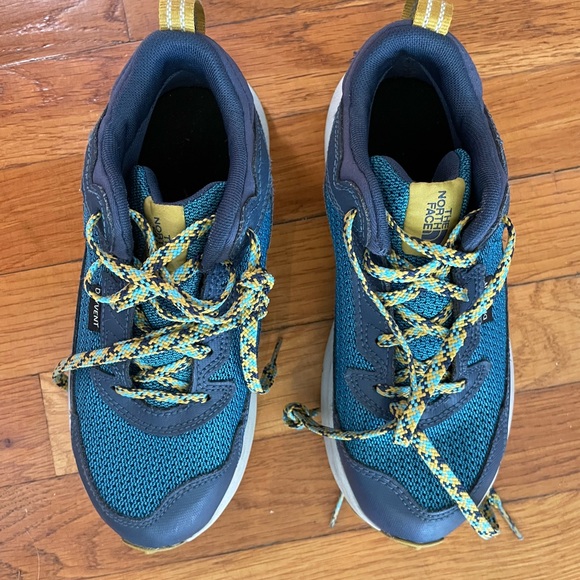The North Face Youth 2 Faster Hiker, Blue, Waterproof, Hiking Shoe, Sz 3 - Picture 1 of 7